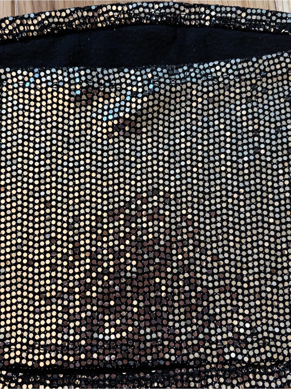 Vintage Y2K Charlotte Russe Silver Shimmer Strapless Tube Top - Picture 5 of 7
